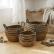 Straw Basket Set 3 Pcs